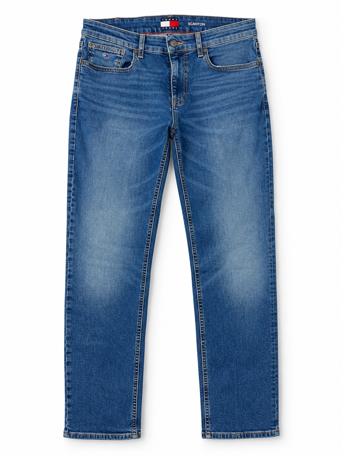 Tommy Hilfiger Herren Slim Jeans – Azurblau