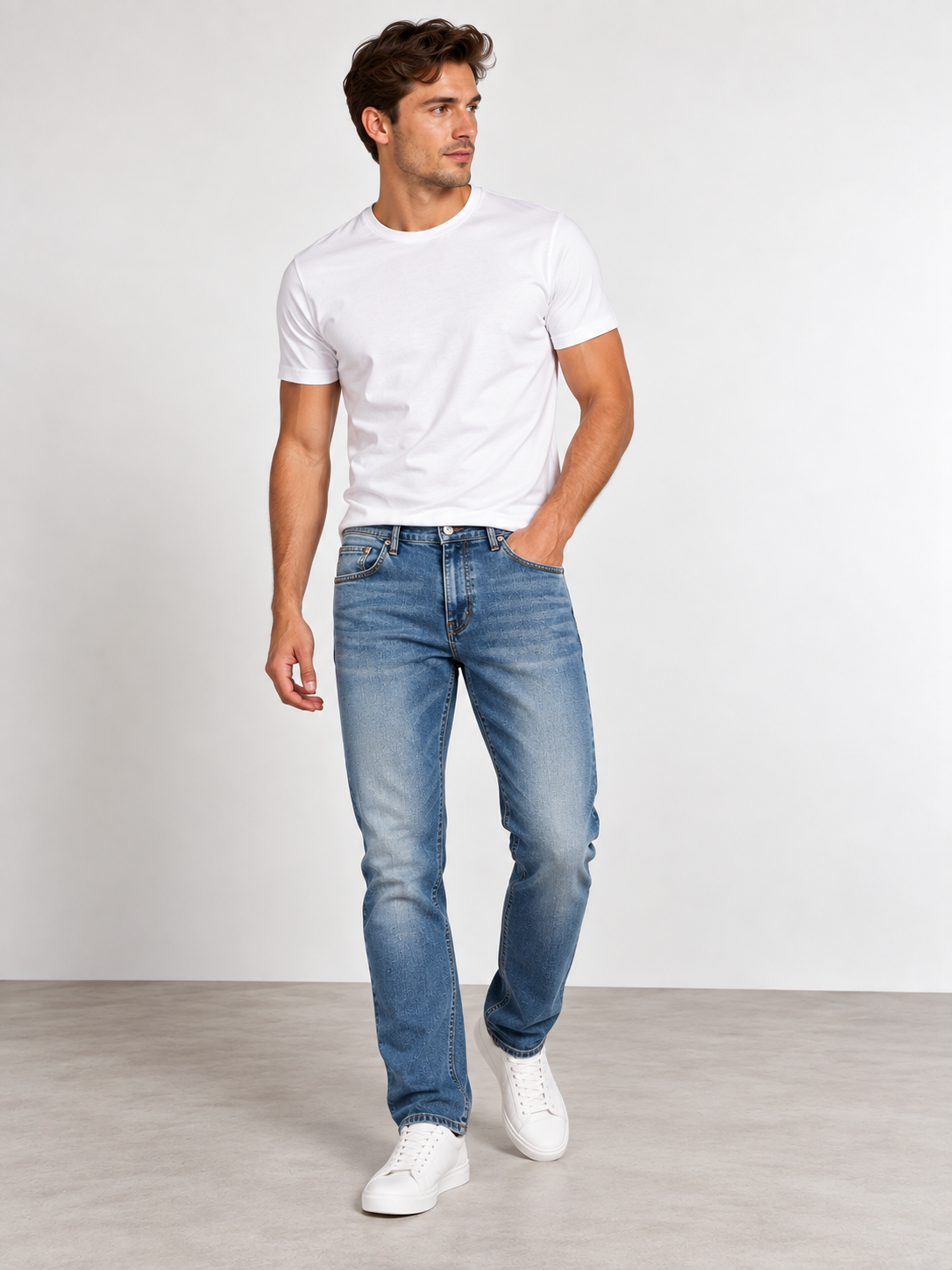 Tommy Hilfiger Herren Jeans „Austin“ Slim – Blau