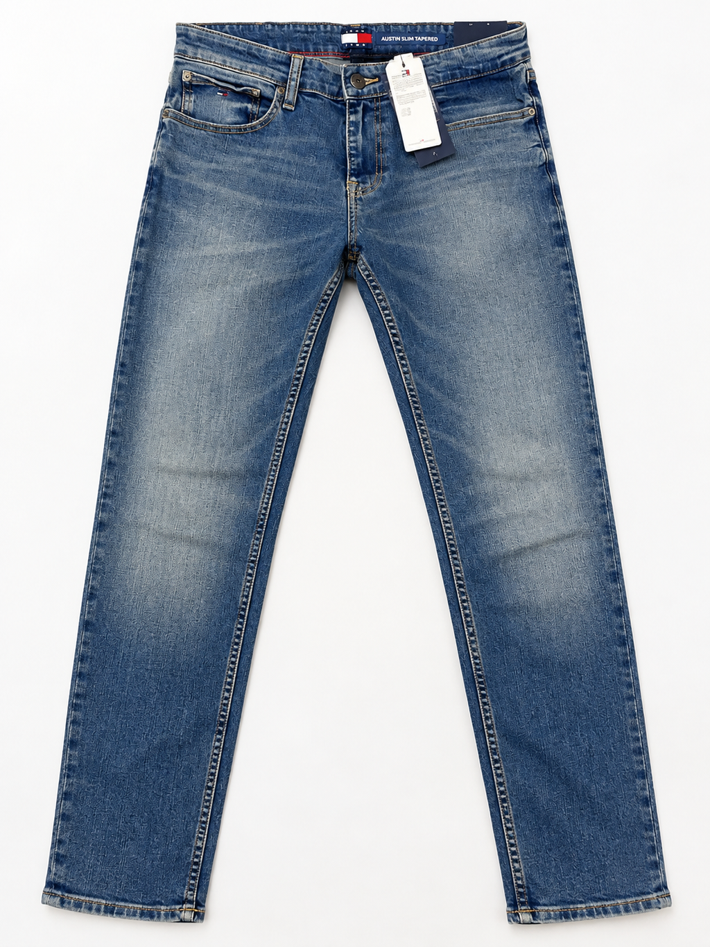 Tommy Hilfiger Herren Jeans „Austin“ Slim – Blau
