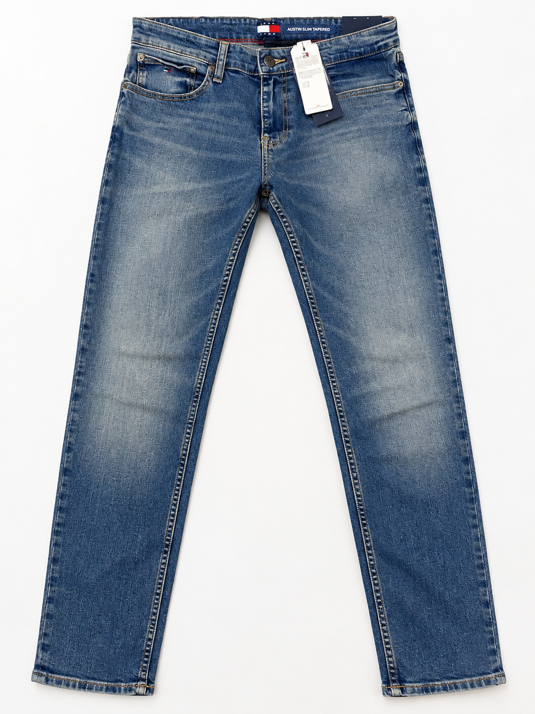 Tommy Hilfiger Herren Jeans „Austin“ Slim – Blau