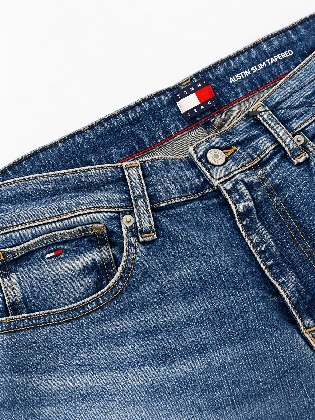 Tommy Hilfiger Herren Jeans „Austin“ Slim – Blau
